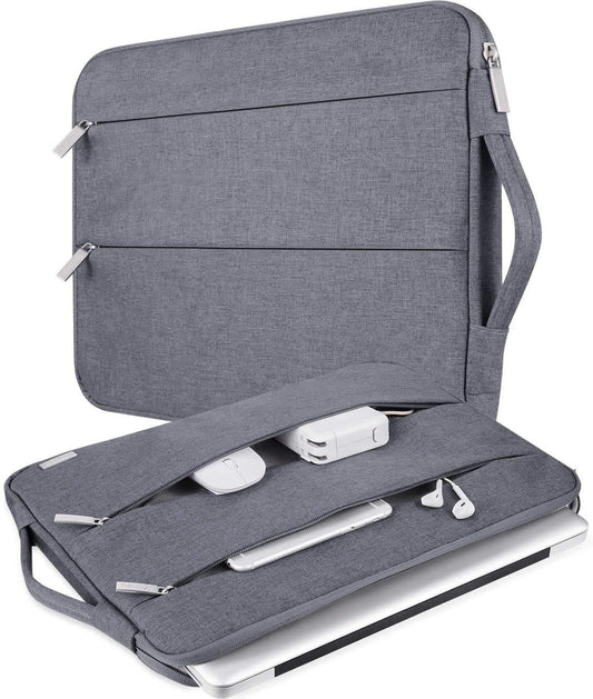 Sleek Nylon Fabric Laptop Bag Cover with inner Fur Cushion Material