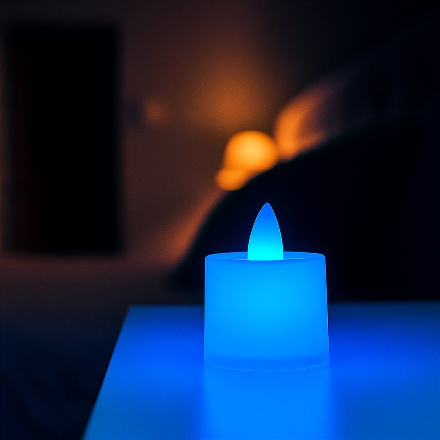 Flameless & Smokeless Plastic Decorative Candles - Led Tea Light Candle For Home Decoration (Pack Of 24)