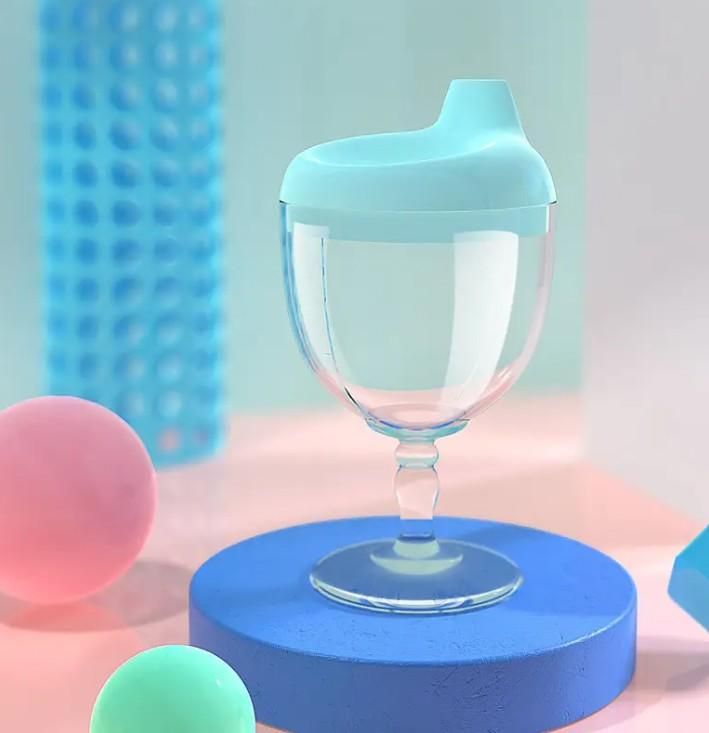 Baby Sippy Plastic Cup for Toddlers & Kids