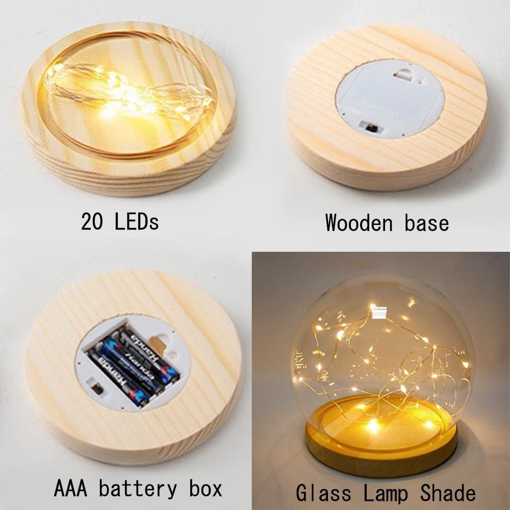 Round Tulip Decoration Light for Home and Ofiice Touch Type